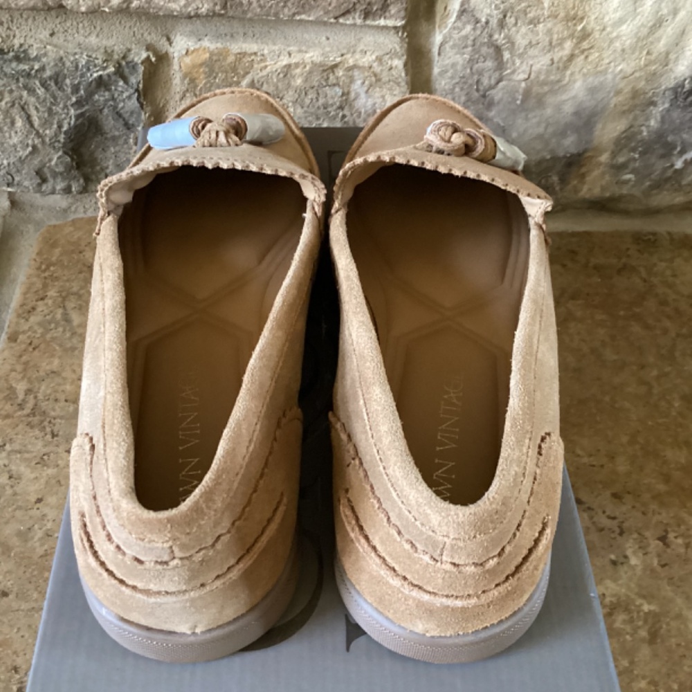 Crown Vintage Women's Loafer Shoe Size 8 Cow Suede CV-Madina Graham Crust NIB - Picture 6 of 11